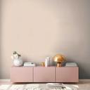 Fleecetapet i hørlook creme beige - elegant tapet med en naturlig tekstur