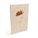 Cuadro de madera abstracto de flores silvestres - Goed Blauw