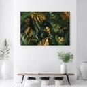 Canvasbillede, Tropiske monstera blade planter