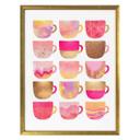 Frederiksson Plakat - Pink Coffee Cups