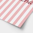 Personlige plakat-striber i pink