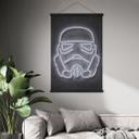 Tekstil plakat af Stormtrooper hjelm - Mielu