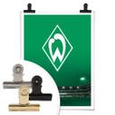 Póster Logotipo del Werder Bremen con tribuna