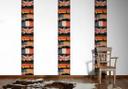 Livingwalls dekorations bannere pop.up, beige, rød, sort