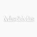 Letras decorativas 3D Mrs & Mrs serif