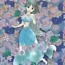 Non-woven tapet - Jasmin farvede blomster - 200 x 280 cm