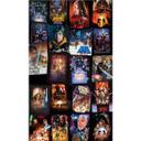Tapetpanel i fleece -  Star Wars Posters Collage