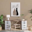 Lienzo Kubistika - Plantas minimalistas