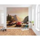 Non-woven tapet - Cars Sundown - 300 x 280 cm