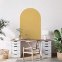 Wall Sticker Rund bue bred - sennepsgul