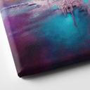 Canvasbillede Violet regn over blå dis - Schmucker