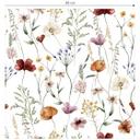 Farverigt tapet med mønster af vilde blomster - Ikke-vævet tapet - UN Designs