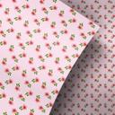 Møbelfolie, dekorativ folie - kan tørres af - blomster pink