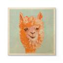 Billede af træ Orange Alpaca - Zwara - Square