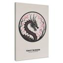 Lienzo signo del zodiaco chino - Año del Dragón - Paperago