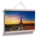 Poster - Tour Eiffel au coucher de soleil