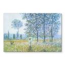 Billede Monet - Marker om foråret – print på aluminium (Alu-Dibond)