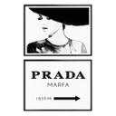 Plakatsæt med billedramme - Fashion & Elegance (sæt af 2)