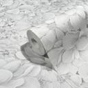 non-woven tapet hvid blomstret til stue soveværelse tapet marburg