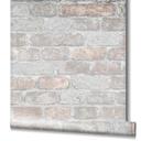 Papier peint à effet de pierre, intissé gris