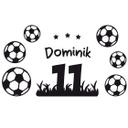 Sticker mural - Prénom maillot de football