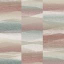 Non-woven tapet med grafisk motiv i beige, grøn grafik