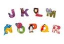 Lettres décoratives 3D animaux colorés pour enfants