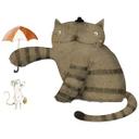 Sticker mural - Loste - Parapluie