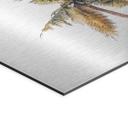 Geborsteld Alu-Dibond met goud-, zilver- & kopereffect - Palmen in de wind - Sisi & Seb