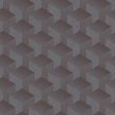 Papel pintado gráfico gris oscuro - papel pintado retro efecto 3D - papel pintado tejido-no tejido salón dormitorio