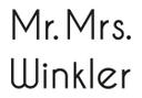 Wallsticker -  + Navn Mr. & Mrs. (2-farvet)