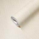 Papel pintado tejido-no tejido color crema dorado efecto metalizado liso monocromo para salón