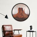 Plakat klippeformation i Monument Valley - Hugonnard - Round