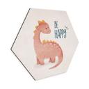 Hexagon Dibond Dino Be Happy - Brachiosaurus - Tunaboylu