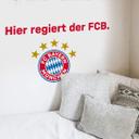 Muursticker Bayern München -  Hier regiert der FCB