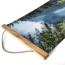 Póster de tela Colombo - Cascada en el bosque - Panorama