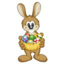 Sticker mural - Lapin de Pâques 1