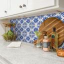 Azulejos Adhesivos Flor de azulejo holandés - lote de 12