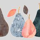 Muursticker Fredriksson - Perfect Pears