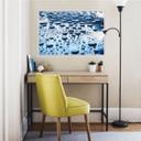Poster autocollant - W - Gouttes d'Eau