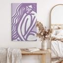 Lærredsprint - Treechild - Lilac Beauty