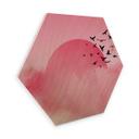 Hexagon Hout - Nordic Creators - Pink Sunshine