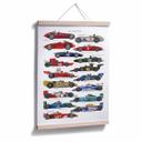 Póster Sparshott - Coches de carreras