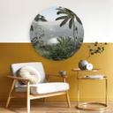 Tableau sur alu-Dibond rond Sir Edward - Réserve des singes