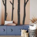 XXL panel de pared de madera de abedul bosque (4 partes) - MDF