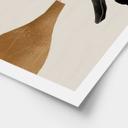 Stilleben-plakat til stuen - Gren i gylden vase - ThingDesign