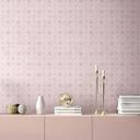 Ikke-vævet tapet kroner, romber grafisk designer mat i rosa-brun 