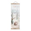 Póster de tela Kvilis - Amigos animales en el bosque - Panorama