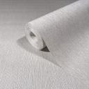 Non-woven tapet i tekstil-look med struktureret overflade hvid, grå plain