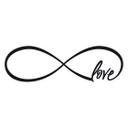 Endless love wallsticker